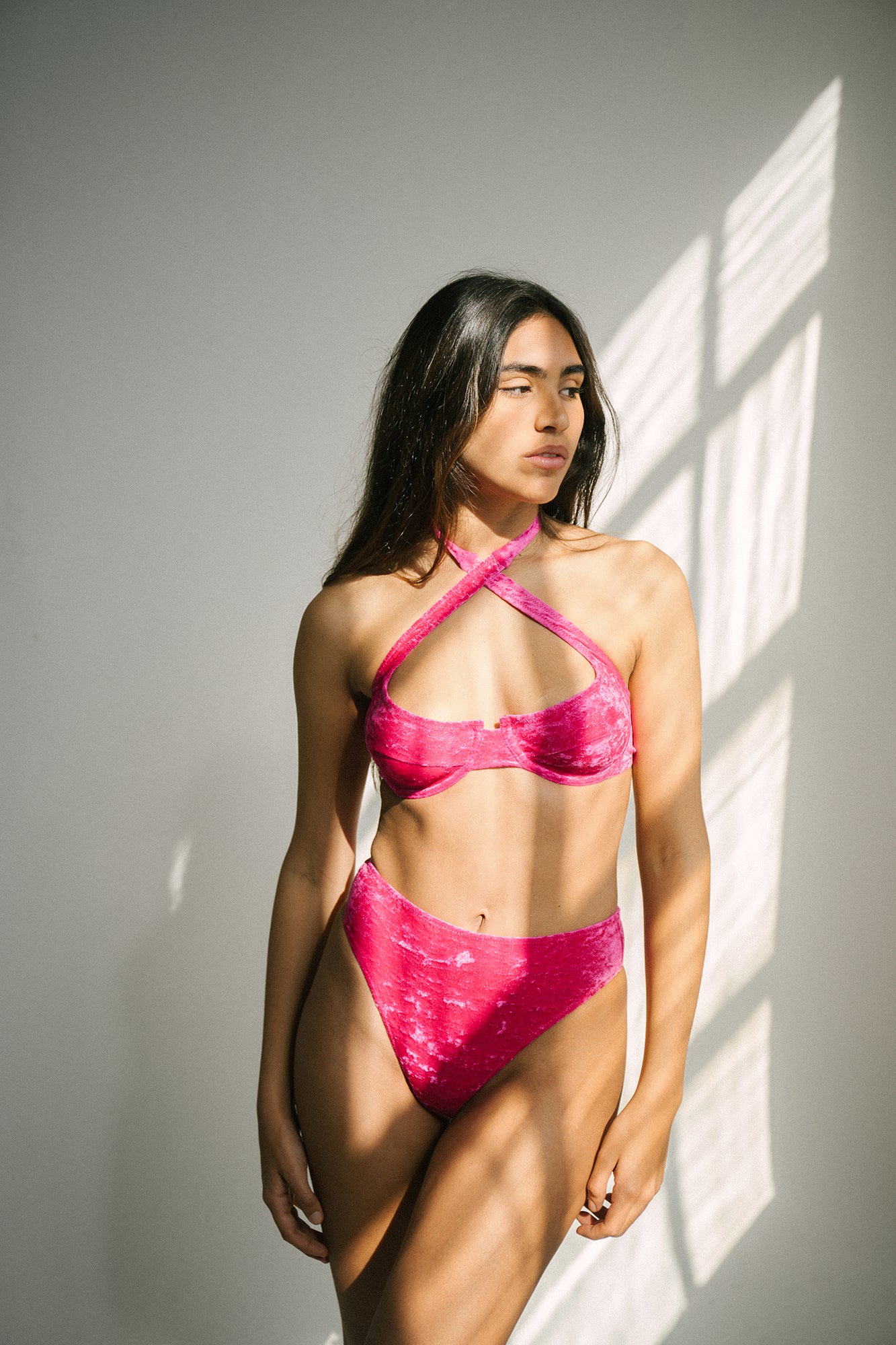 CONJUNTO TOP AMARA BOTTOM MYRA / VELVET FUCSIA