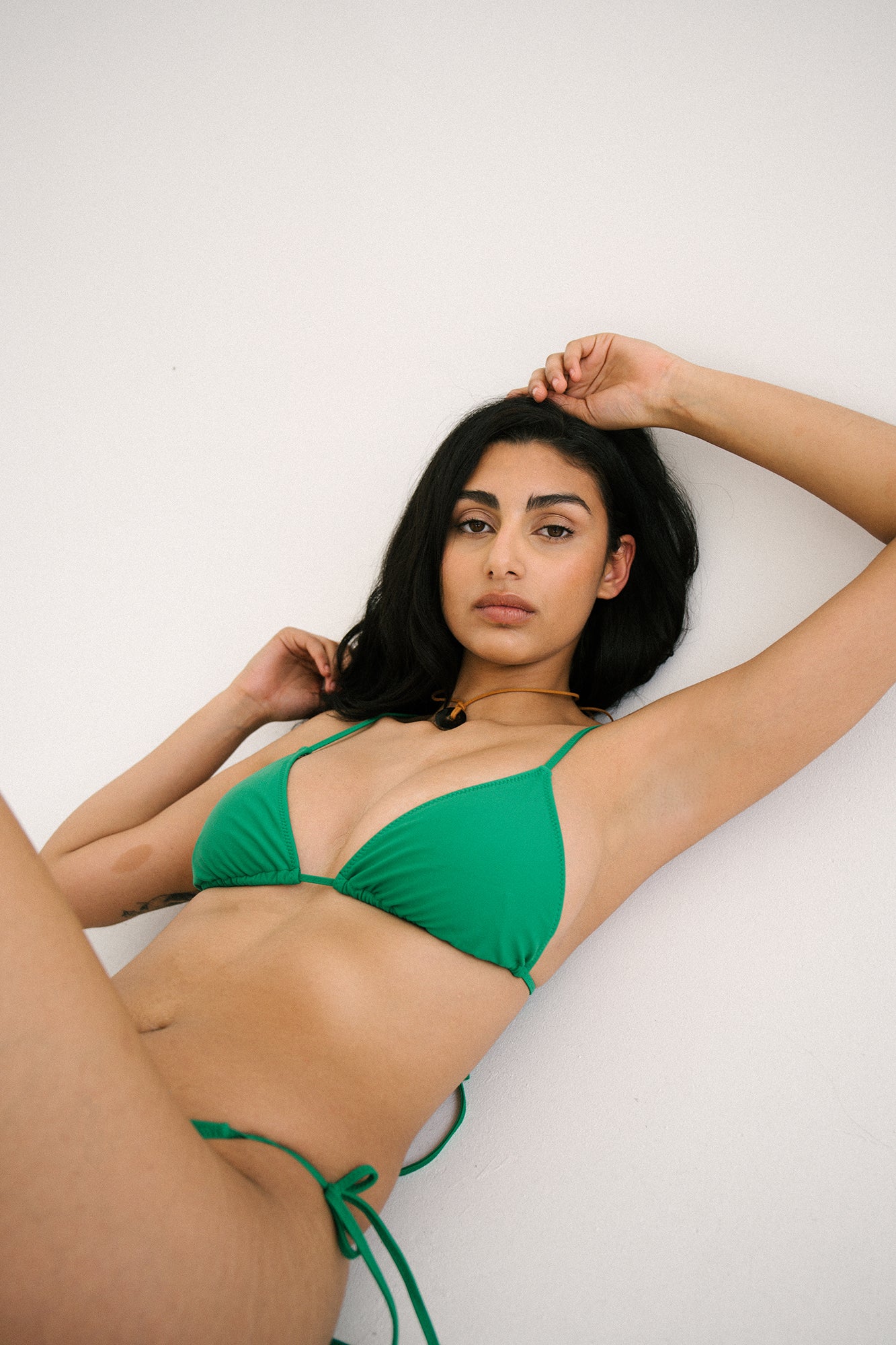 CONJUNTO TOP ZINA BOTTOM LYA / VERDE SELVA