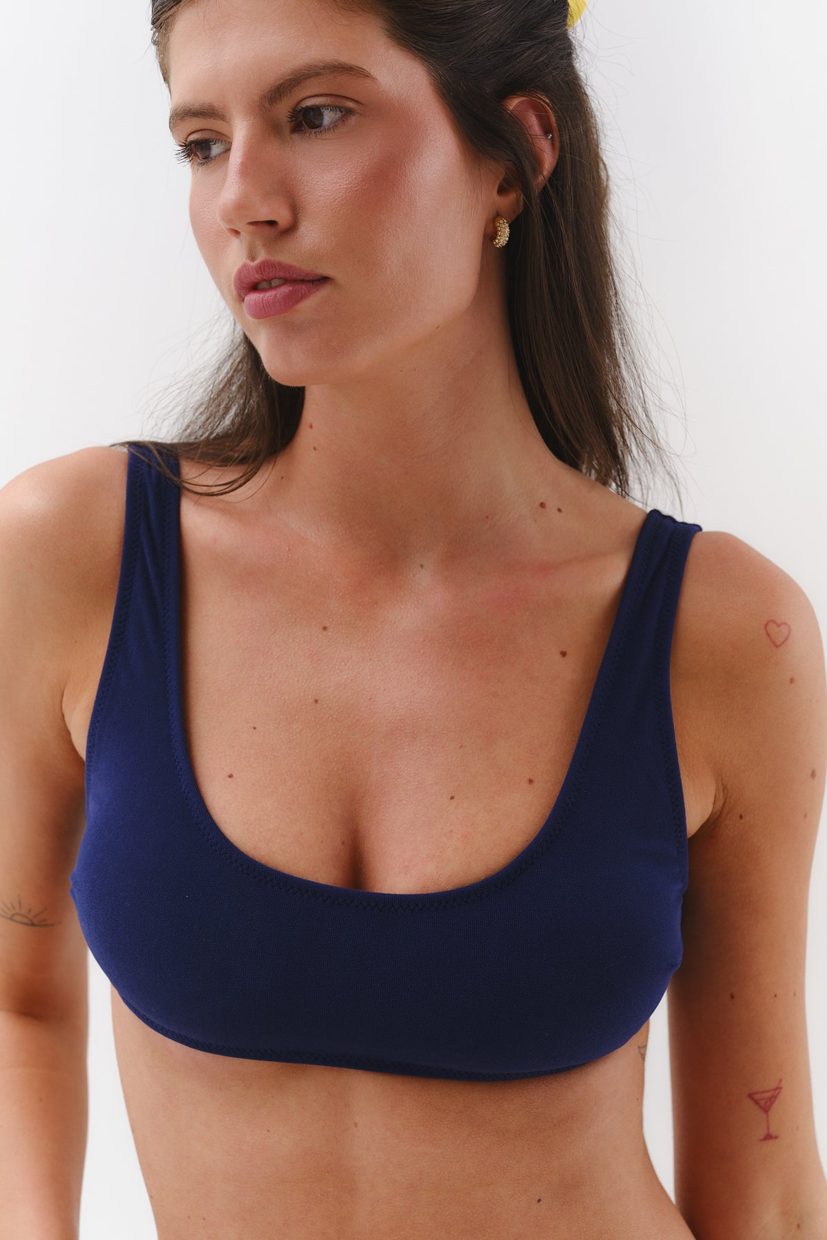 CONJUNTO TOP PIERO & BOTTOM LIDO/ AZUL MARINO