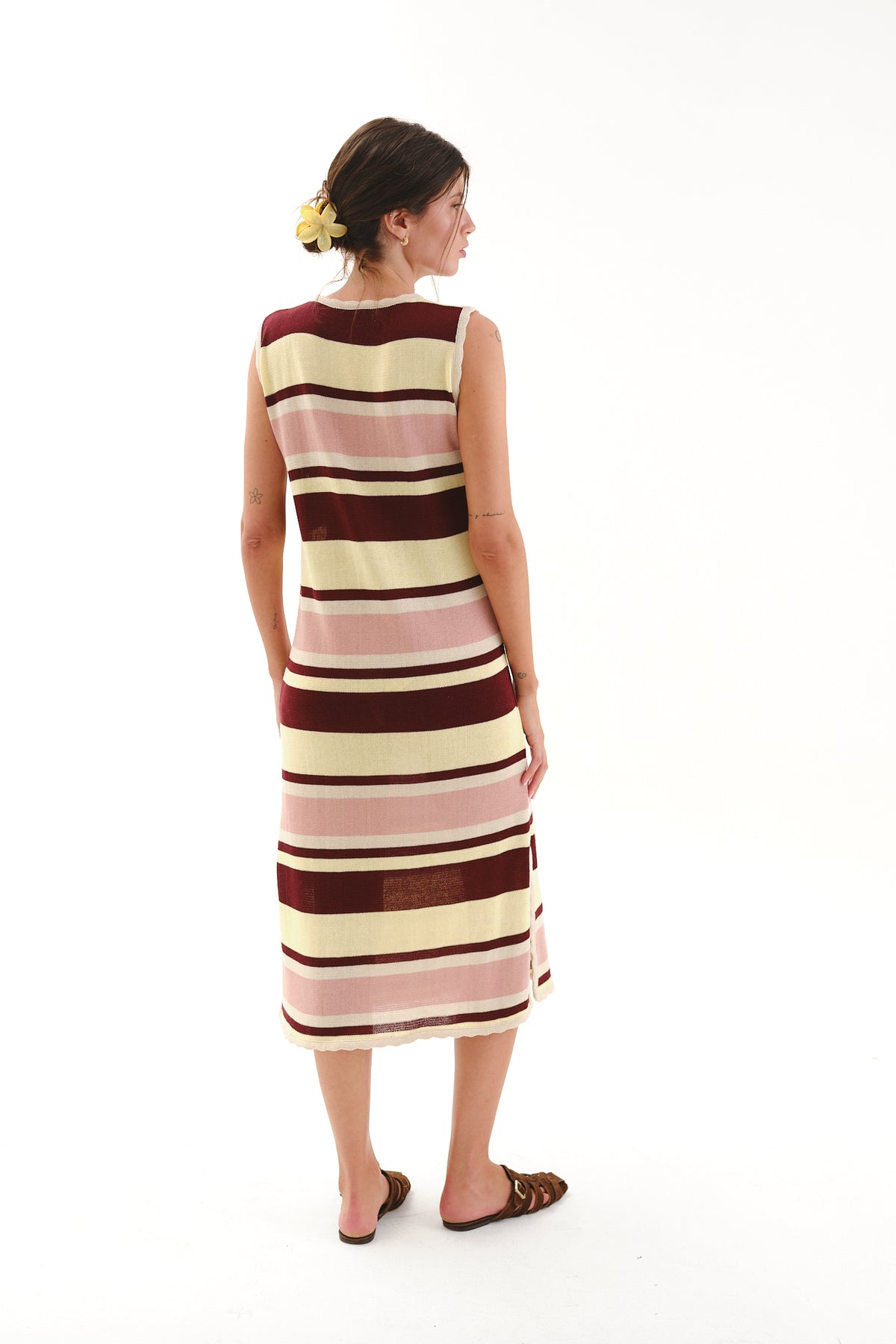VESTIDO TIKA/BORDÓ