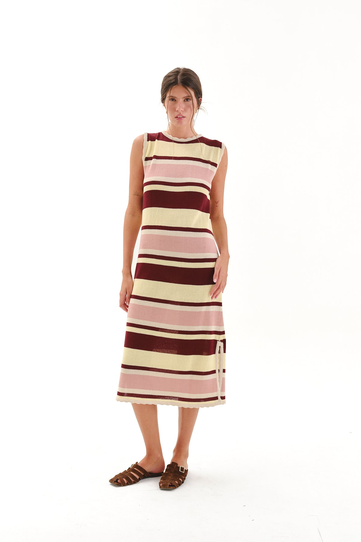 VESTIDO TIKA/BORDÓ