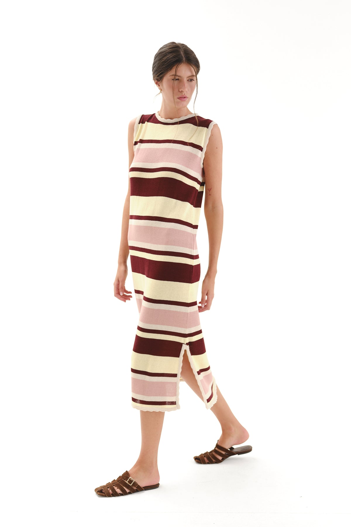 VESTIDO TIKA/BORDÓ
