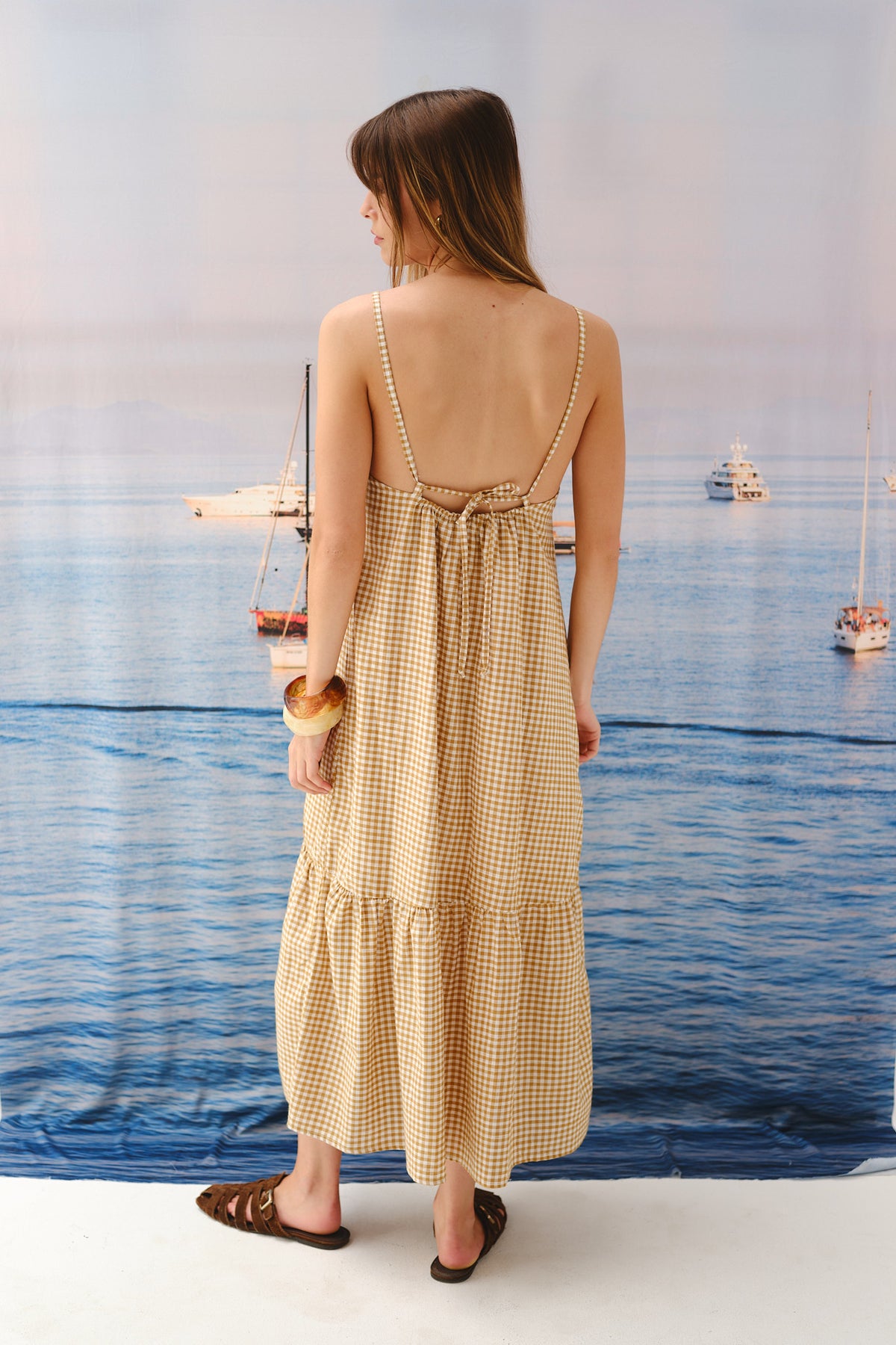 VESTIDO ZUR/CAMEL